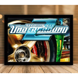 Quadro Decorativo Gamer Need For Speed Underground 2 A3