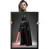 Quadro Decorativo Geek Star Wars Darth Vader Poster A1