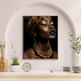 Quadro Decorativo Grande Moldura 90x60 Alteza Africana 02
