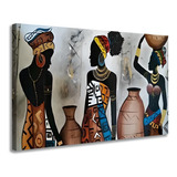 Quadro Decorativo Grande Mulheres Africanas Luxo Promoção