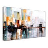 Quadro Decorativo Grande Para Sala Escritório Tela Canvas Hd