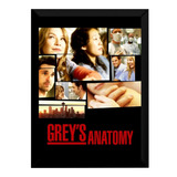 Quadro Decorativo Grey's Anatomy Serie Poster