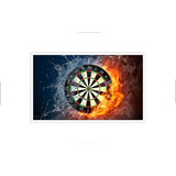 Quadro Decorativo Jogos Cassino Roleta Sala Moldura Branca 3