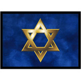 Quadro Decorativo Judaismo Religiosidade Moldura Rc002
