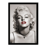Quadro Decorativo Marilyn Monroe Retrô Vintage A3