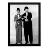 Quadro Decorativo O Gordo E O Magro Laurel And Hardy