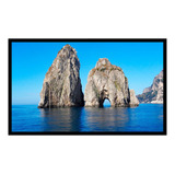 Quadro Decorativo Oceano Paisagem Natureza Ilha Pedra Gg