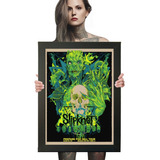 Quadro Decorativo Poste Slipknot New Metal Rock A2