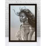 Quadro Decorativo Poster Cantora Beyonce Byonce