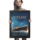 Quadro Decorativo Poster Cinema Titanic Filme 60x42 A2