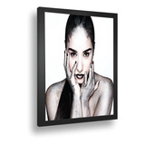 Quadro Decorativo Poster Demi Lovato Cantora