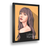 Quadro Decorativo Poster Lisa Blackpink Kpop Classico A3