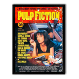 Quadro Decorativo Poster Pulp Fiction Moldura A3