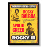 Quadro Decorativo Poster Rocky Balboa Vs
