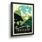Quadro Decorativo Poster Toussaint The Witcher