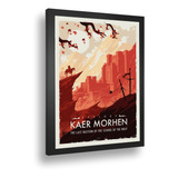 Quadro Decorativo Poster Visit Kaer Morhen The Witch 3 A3