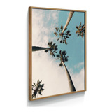 Quadro Decorativo Praia Sala Quarto Casa Moldura Vidro Nicho