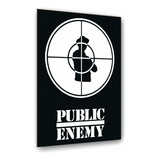 Quadro Decorativo Public Enemy Hip Hop Rap Música Black Soul