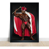 Quadro Decorativo Ronnie Coleman Fisiculturista Moldura