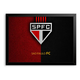 Quadro Decorativo São Paulo Futebol Clube A3 30 X 40 Cm