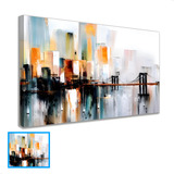 Quadro Decorativo Tela 60x85 Abstrato Excelente Acabamento
