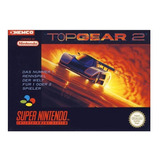 Quadro Decorativo Top Gear 2 Super Nintendo Snes Game 30x42