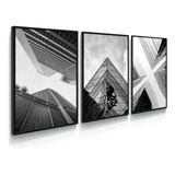 Quadro Decorativo Urban Fotografia Prédios Escritório Sala