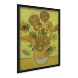 Quadro Decorativo Vaso Girassol Van Gogh