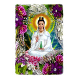 Quadro Deusa Kuan Yin  Placa Em Mdf Tamanho 20x27 Modelo 7a