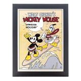 Quadro Disney Mickey E Donald Moldura