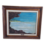 Quadro Dora Limongi - Óleo S/ Madeira Paisagem 40x50 Cm
