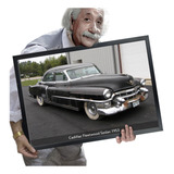 Quadro E Moldura Carros Antigos Old Cars 1950 A2 60x42cm