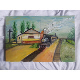 Quadro Em Óleo Sobre Tela De Sergio Lucio Maria