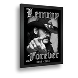 Quadro Emoldurado Poste Lemmy Cantor