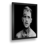 Quadro Emoldurado Poste Lil Peep Tatto