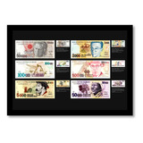 Quadro Expositor Cédulas Cruzeiro Real