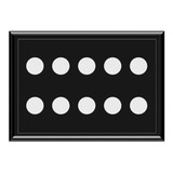 Quadro Expositor Para 10 Moedas Personalizado Magnético