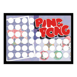 Quadro Expositor Porta Tazos Animais Extinção Ping Pong