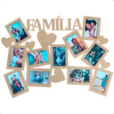Quadro Família Painel Decoração 11 Fotos 10x15