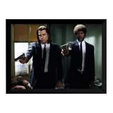 Quadro Filme Pulp Fiction Cena Clássica Foto Moldurada