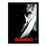 Quadro Filme Rambo Até O Fim