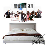 Quadro Final Fantasy 7 Clássico Ps1 Personagens Principais