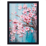 Quadro Flor De Cerejeira Árvore Sakura