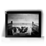 Quadro Foto História Dia D Segunda Guerra Mundial Moldura