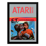 Quadro Game Atari E.t. The Extra-terrestrial