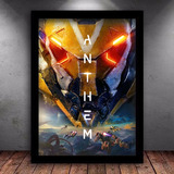 Quadro Gamer Anthem 45x33 Cm