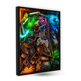 Quadro Gamer Vídeo Game Decoração Quarto