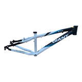 Quadro Giant Xtc Preto/ Branco/ Azul Tam 14 Xs Frete Grátis