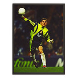 Quadro Goleiro Casillas Jogando No Real