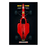 Quadro Grande Para Sala Quarto Ferrari 412 T1 Fórmula 1
